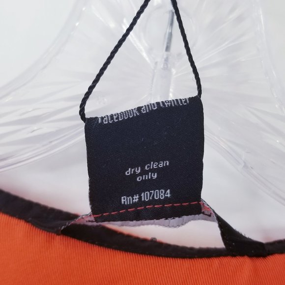 KAS New York 100% Silk Orange Embellished Tunic - Picture 6 of 13